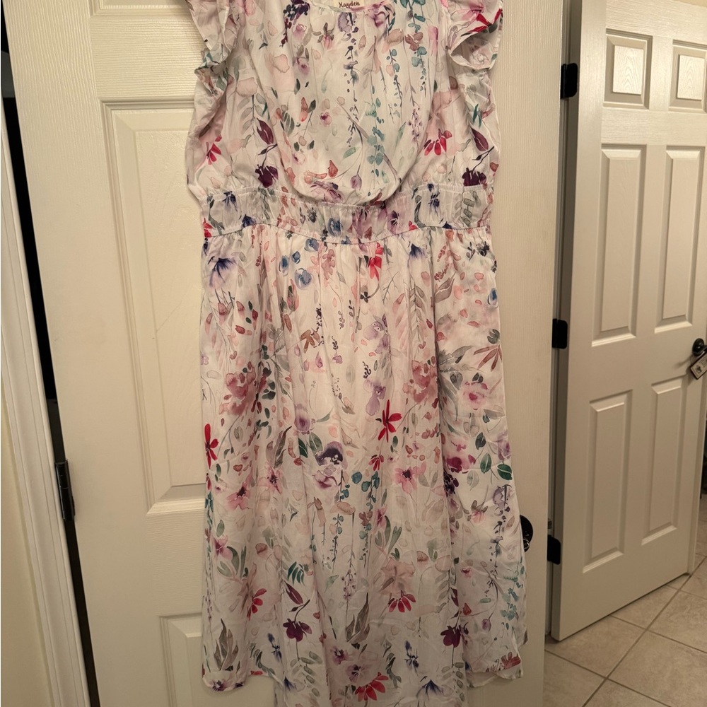 Hayden Floral Midi Dress - Multicolor